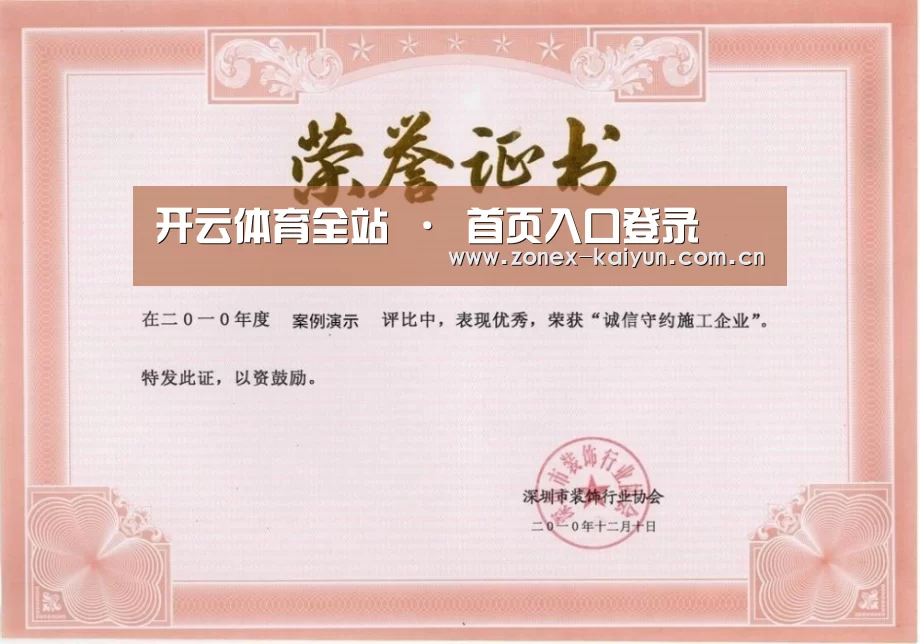 荣誉证书二(图1)