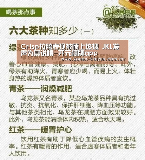 Crisp拉胯表现被喷上热搜 JKL发声为其说情-开元棋牌app(图2) 开元棋牌app